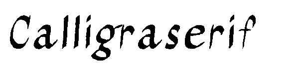 Calligraserif字体
