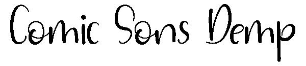 Comic Sons Demp字体