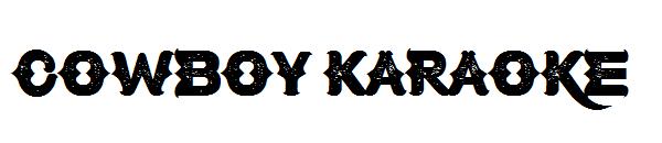 Cowboy Karaoke字体