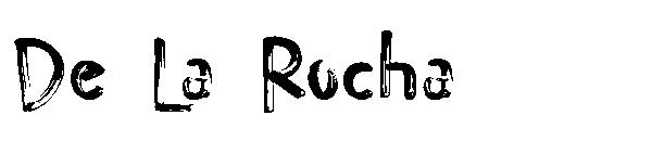 De La Rocha字体