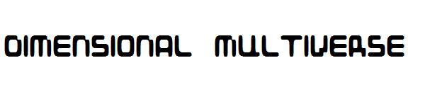 DIMENSIONAL MULTIVERSE字体