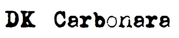 DK Carbonara字体