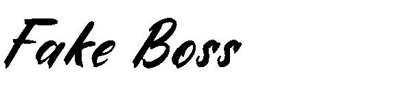 Fake Boss字体