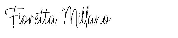 Fioretta Millano字体