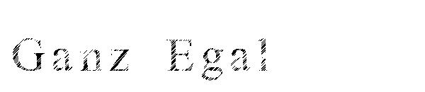 Ganz Egal字体