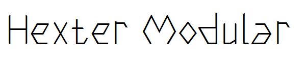 Hexter Modular字体