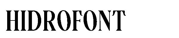 HIDROFONT字体