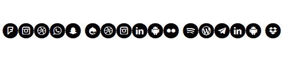 Icons Social Media 4字体