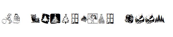 KR Christmas 2001字体