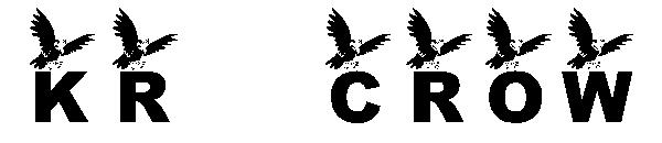 KR Crow字体