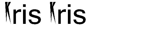 Kris Kris字体