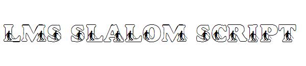 LMS Slalom Script字体