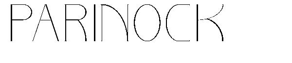 PARINOCK字体
