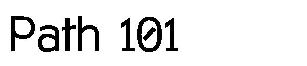 Path 101字体