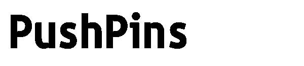 PushPins字体