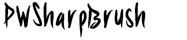 PWSharpBrush字体