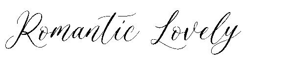 Romantic Lovely字体