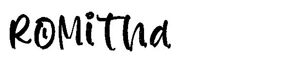 romitha字体