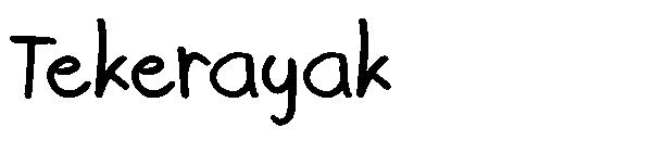 Tekerayak字体