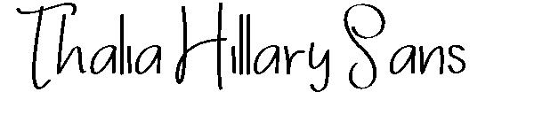 Thalia Hillary Sans字体