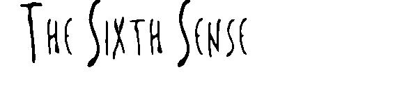 The Sixth Sense字体