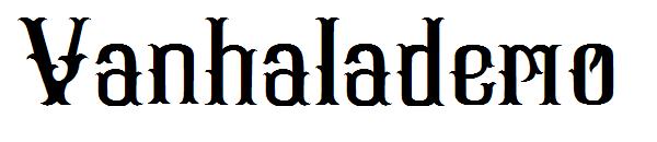 Vanhalademo字体