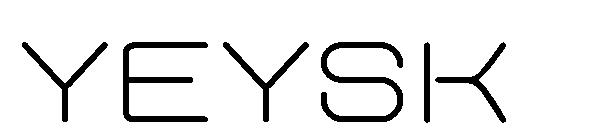 Yeysk字体