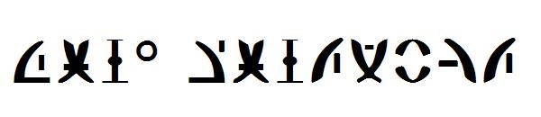 Zeta Reticuli字体