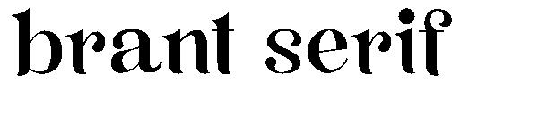 Brant serif字体