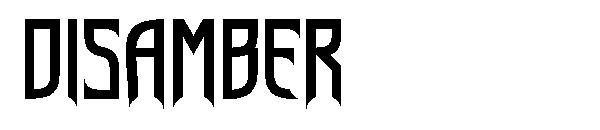 Disamber字体