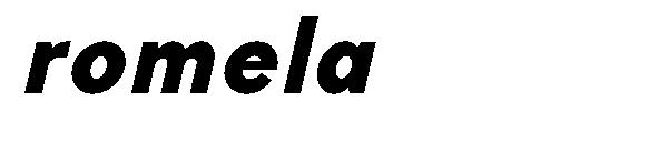 Romela字体