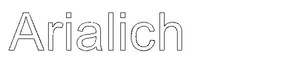 Arialich字体