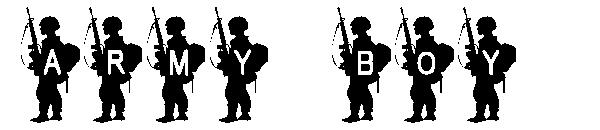 Army Boy字体