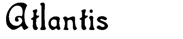Atlantis字体