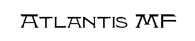 Atlantis mf字体