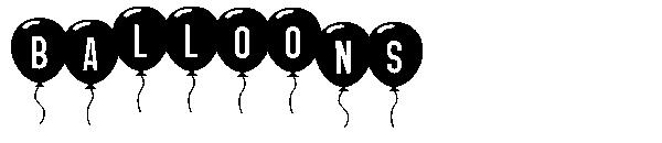 Balloons字体
