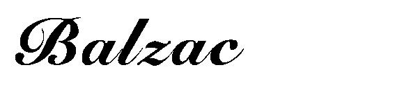 Balzac字体