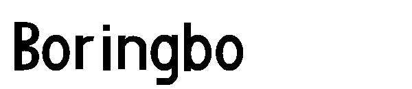 Boringbo字体