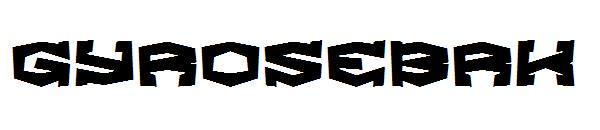 Gyrosebrk字体