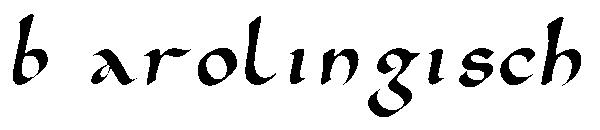 Karolingisch字体