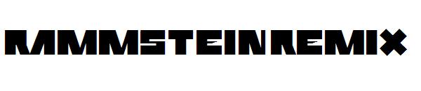 Rammstein Remix字体