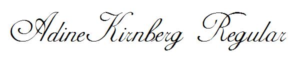 AdineKirnberg Regular字体