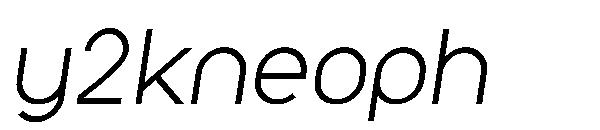 y2kneoph字体