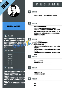 计算机专业求职简历word模板