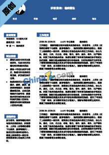  医生简约个人求职简历模板