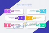 炫彩包角标签矢量横幅
