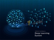 数字网络大脑矩阵矢量图