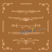 装饰花纹花边矢量素材