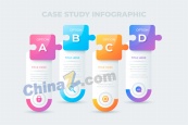 英文字母信息标签矢量素材