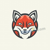 狐狸矢量LOGO设计素材